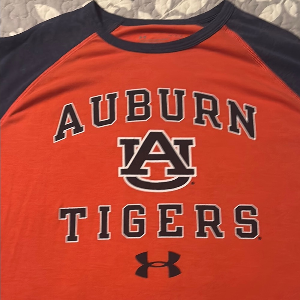 UA Auburn University  Long Sleeve Tee Men’s 3/4 length tee shirt